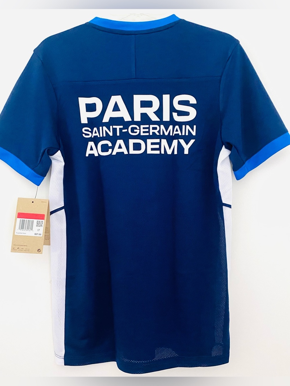 NWT! Nike Boys “Paris St. Germain Soccer Jersey SZ L (youth)